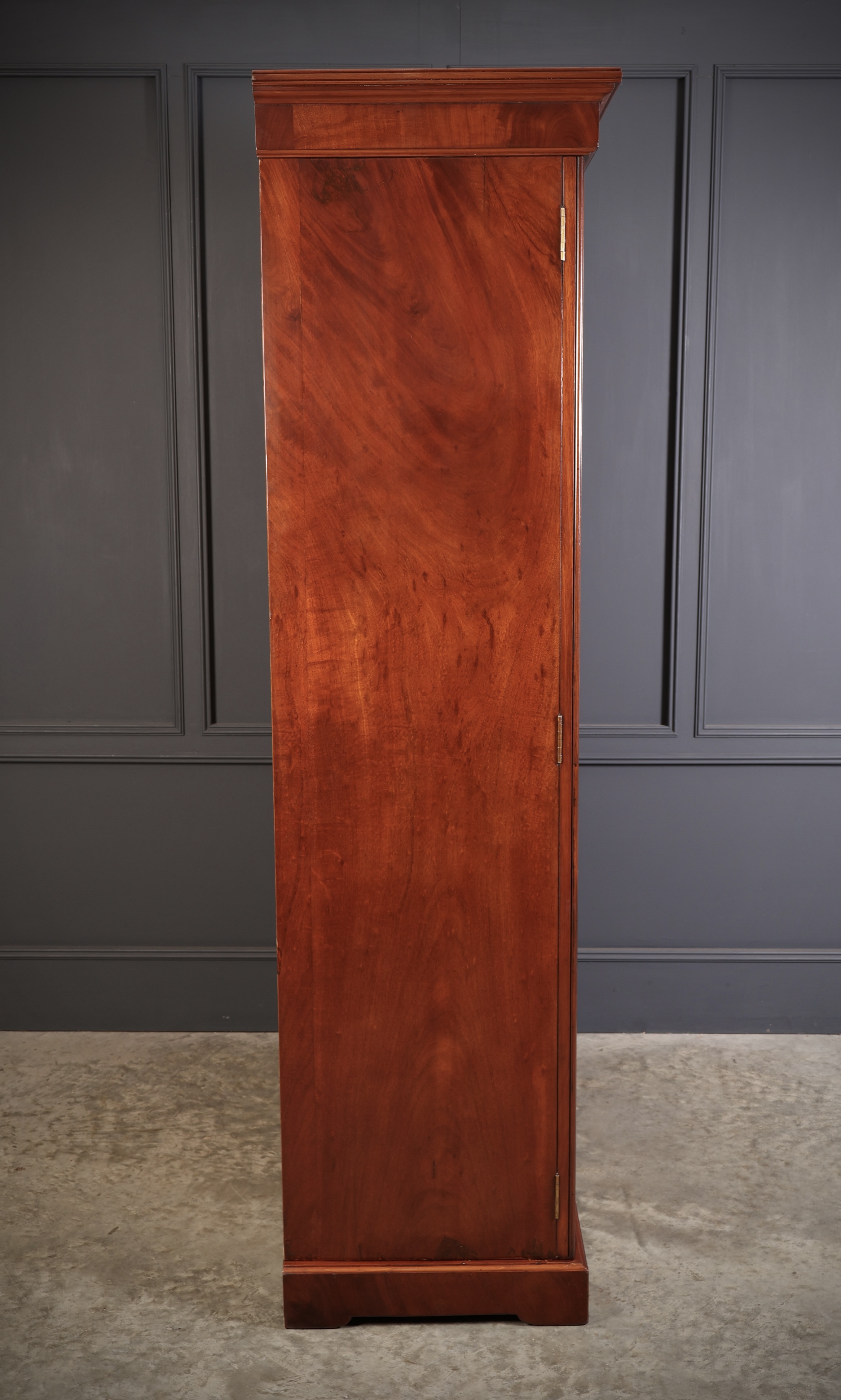 Victorian Mahogany & Walnut Wardrobe - Image 14